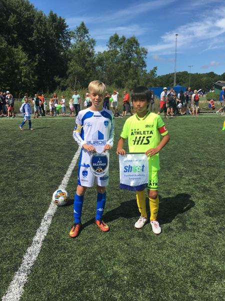 Burdet Contractant Général soutient l'AS Sillingy pour la Gothia Cup.